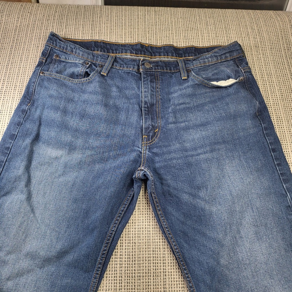 Levis Jeans Mens 40x27 Blue 541 Athletic Taper Stretch Medium Wash Denim